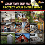 Mouse Traps Heavy Duty Mice Snap Catcher Rodent Reusable | 6 Pack