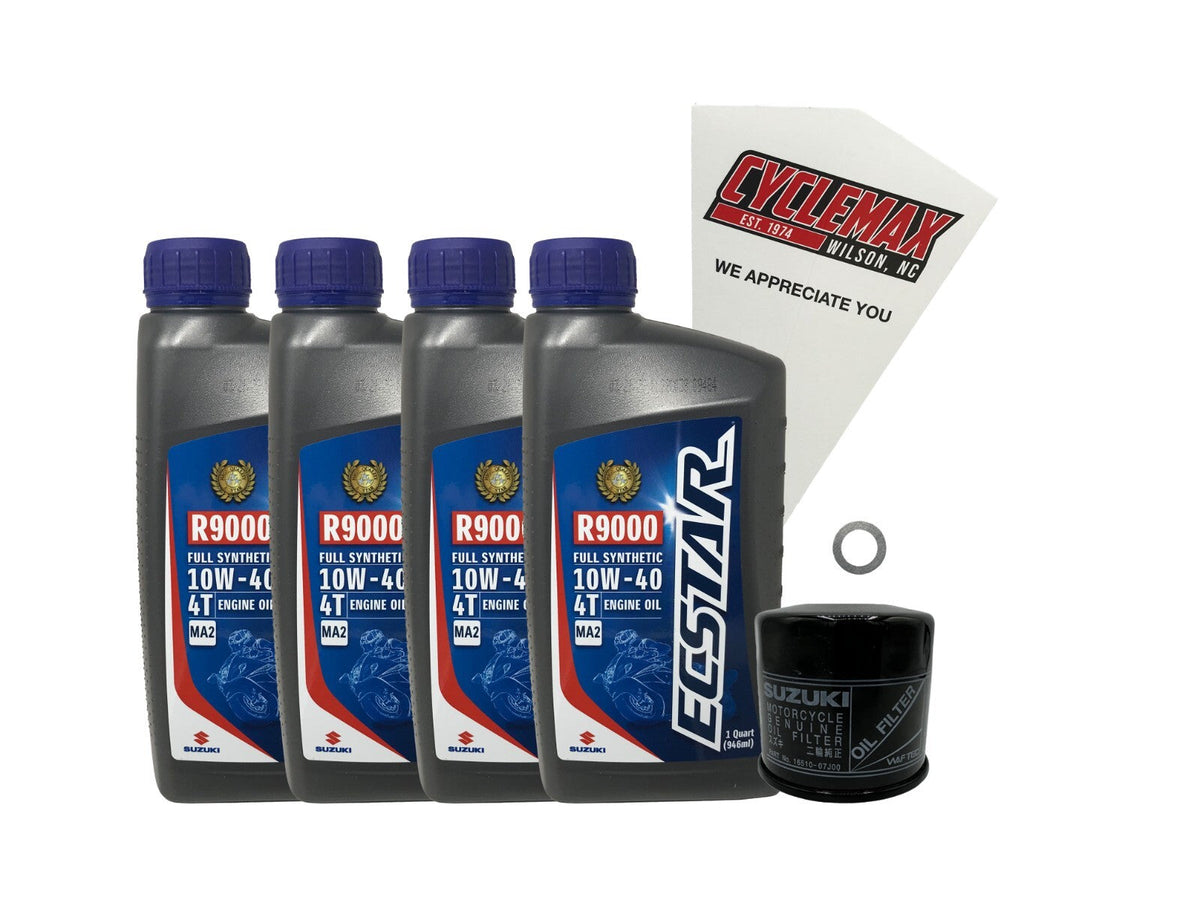 Suzuki Ecstar Full Synthetic Oil Change Kit for 2001-2009 VS-800
