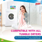 Tumble Dryer Sheets | Fresh Linen Scent | Fabric Softener | 80 Pack