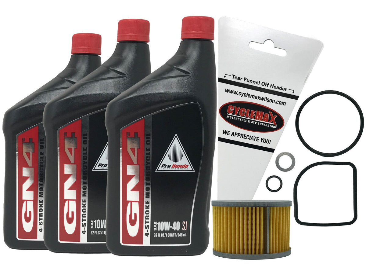 Honda GN4 Standard 10W-40 Oil Change Kit for 1981-1982 GL500 SILVER WING