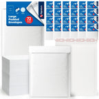 White Padded Bubble Mail Bags Envelopes 23x28 | Postal Packaging | 36 Pack