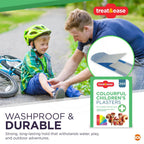 Children's Plasters Washproof Fun Designs Assorted Sizes | 200 Pack
