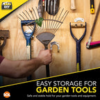 Tool Hooks & Screws Garage Garden Bike Storage | 15 Pack