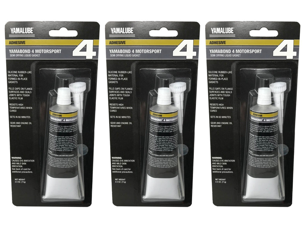 Yamaha Genuine OEM Semi Drying Liquid Gasket ACC-BOND4-MC-00 - 3 Pack
