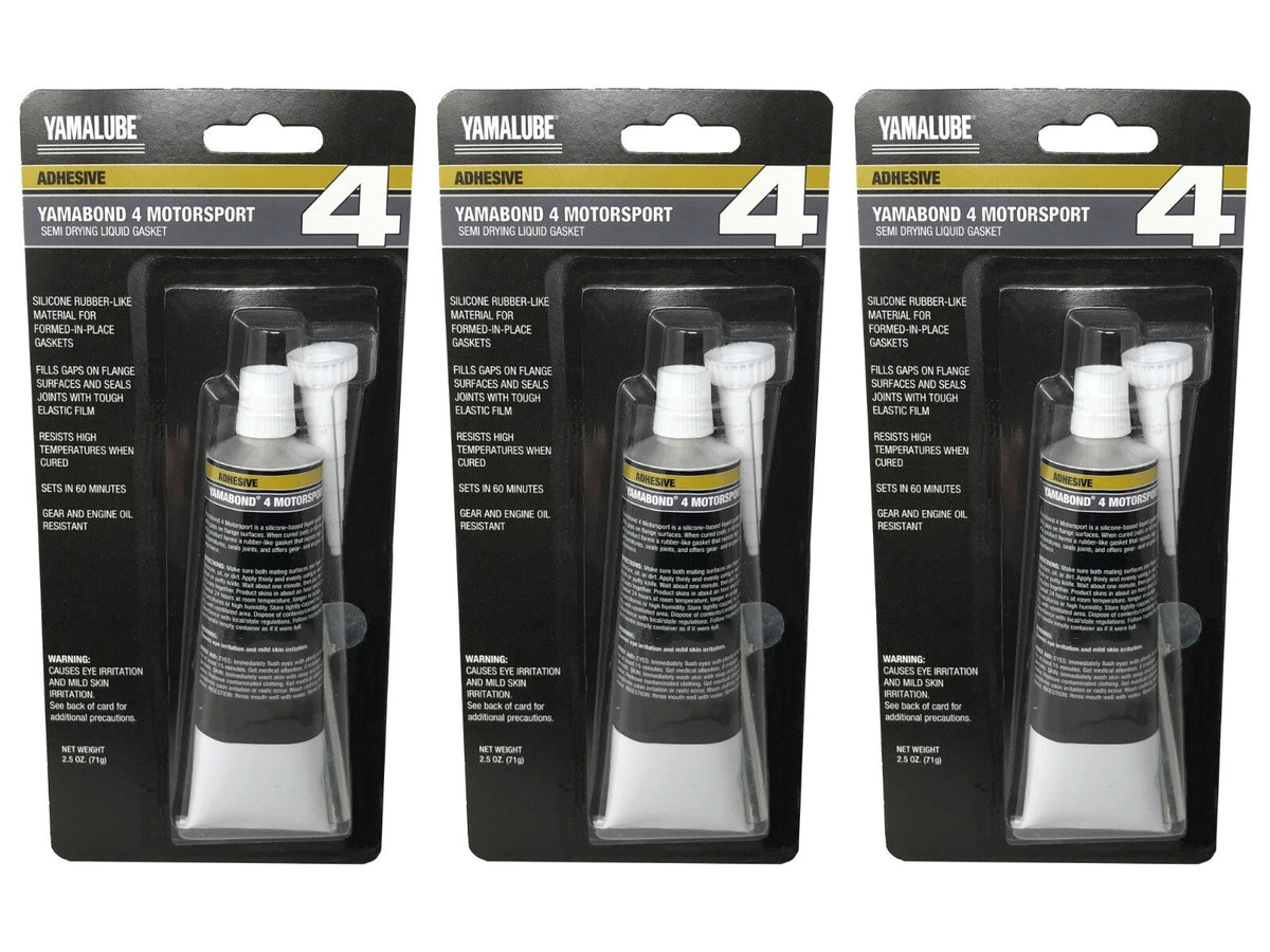 Yamaha Genuine OEM Semi Drying Liquid Gasket ACC-BOND4-MC-00 - 3 Pack