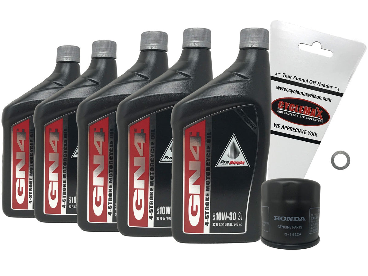 Honda GN4 Standard 10W-30 Oil Change Kit for 2012-2019 VFR1200F DCT