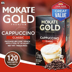 Mokate Gold Cappuccino Coffee Sachets | Classic & Chocolate Instant | 60 Pack