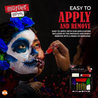 Halloween Zombie Make Up Kit Face Paint Fake Blood Set