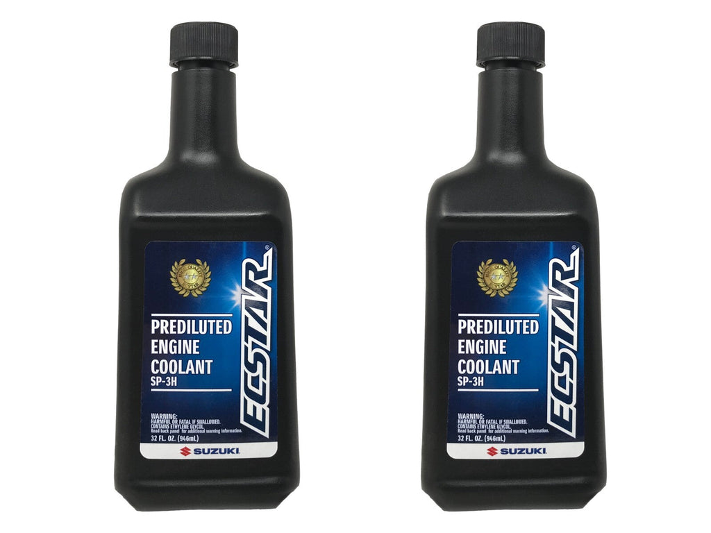 Suzuki Genuine OEM Ecstar Prediluted Engine Coolant 990A0-02E10-01Q - 2 Pack