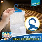 Hanging Wardrobe Dehumidifier Bags | Moisture & Mould Absorber