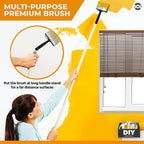 Shed Fence Brush 5 Inch | Multipurpose Paint Paste Wood Decking | 4 Pack