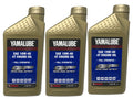 Yamaha Genuine Yamalube Full Synthetic 10W40 Racing Oil LUB-RS4GP-FS-12 - 3 Pack