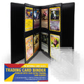 Trading Card Binder 4 Pocket Album Folder | 96 Holder & 100 Sleeves