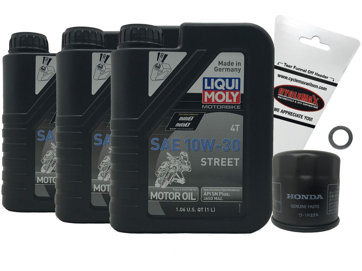 Honda Full Synthetic Oil Change Kit for 2004-2013 SHADOW 750