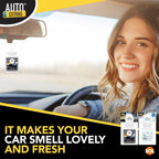 Candle Car Air Freshener Jar Cotton & New Car Scent | 6 Pack