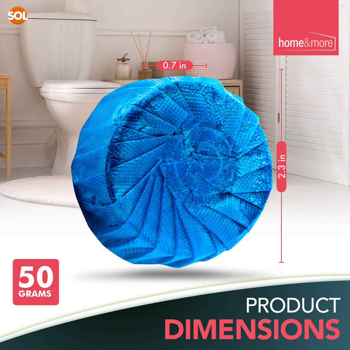Cistern Blue Blocks Toilet Freshener | Bloo Loo Tablets | 24 Pack