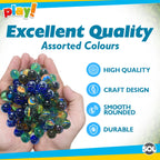 Coloured Glass Marbles | Vintage Classic Kids Toys | 100 Pack