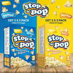 Microwave Popcorn 85g Butter & Salted | Cinema Party Snack | 12 Pack