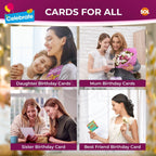 Happy Birthday Cards Mixed Pack | Male & Female Designs with Envelopes | 20 Pack