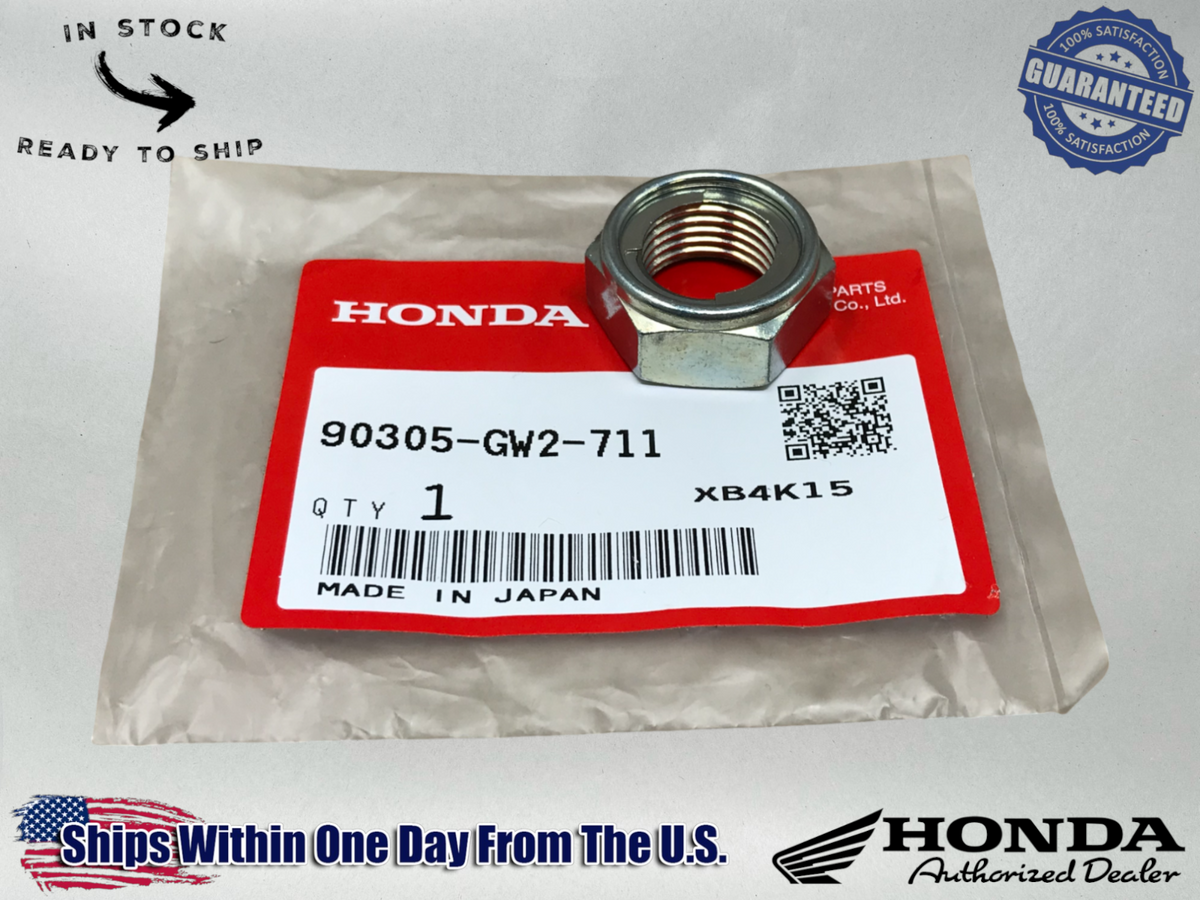 Honda OEM REAR WHEEL AXLE NUT XR250R XR400R XR600R XR650L CRF150F CRF230F