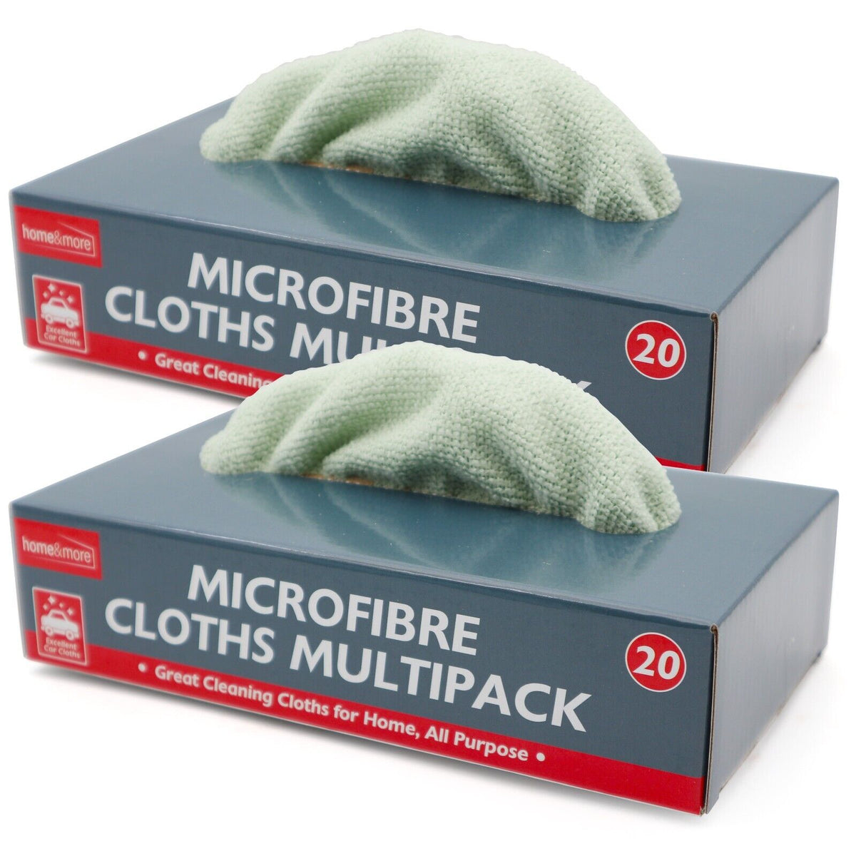 Microfiber Cleaning Cloths Car Polishing Edgeless | 40 Pack