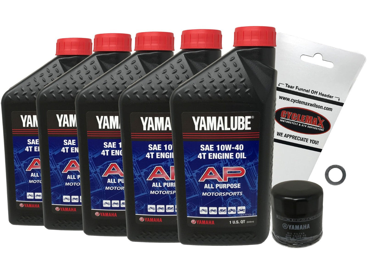 Yamaha Yamalube Standard Oil Change Kit for 2003-2023 FJR1300
