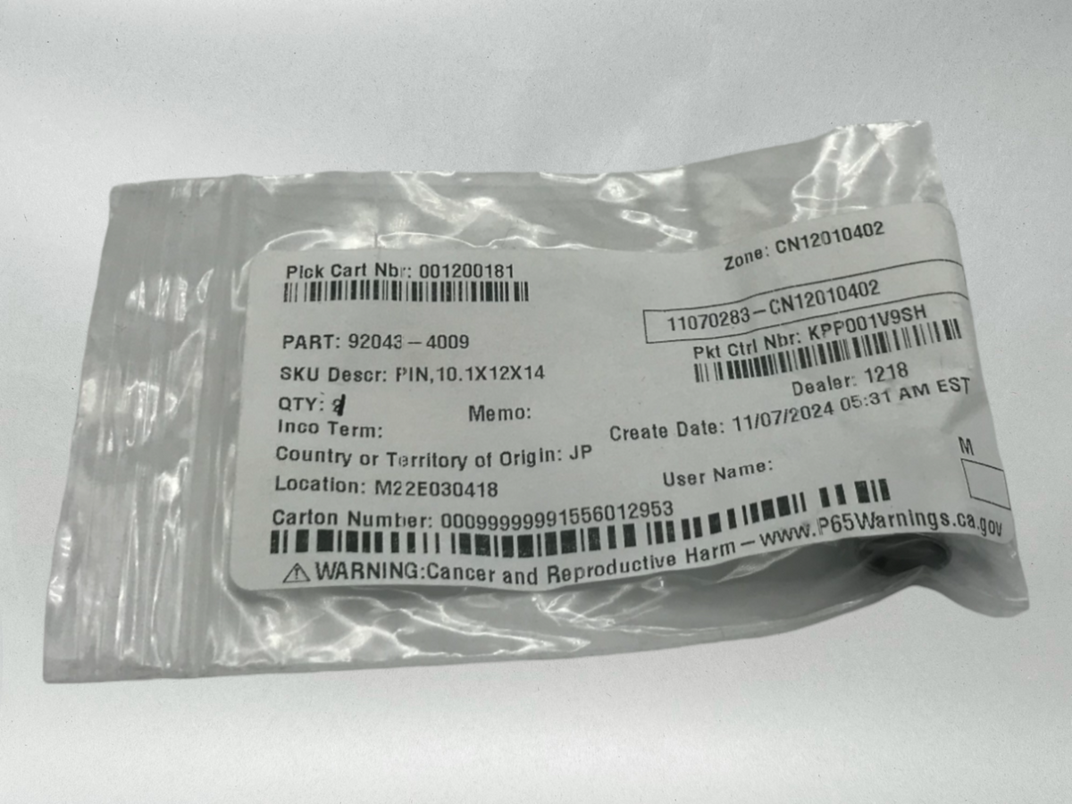 Kawasaki OEM 88-04 Mule 1000 2510 2520 Dowel Pin 92043-4009