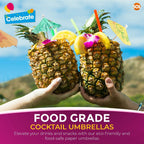 Paper Cocktail Umbrellas Birthday Party Drink Decorations | 50 Pack