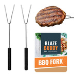 BBQ Fork Stainless Steel | Grill Meat Roasting Stick