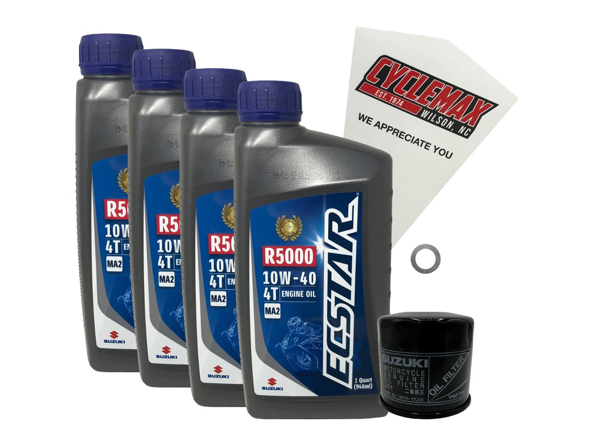 Suzuki Ecstar Standard Oil Change Kit for 2005-2019 VL1500