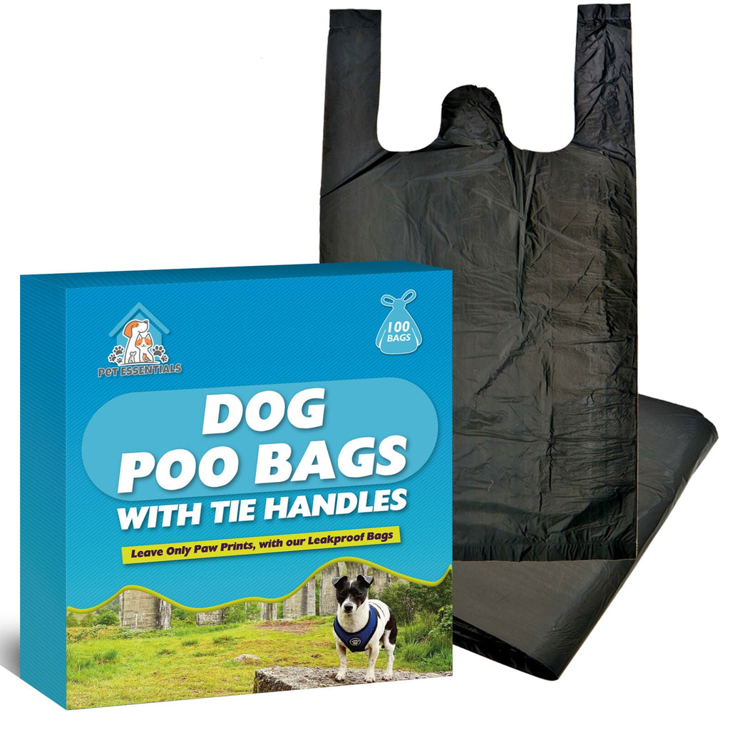 Doggy Bags | Extra Strong Easy Tie Pet Waste Bags | Large