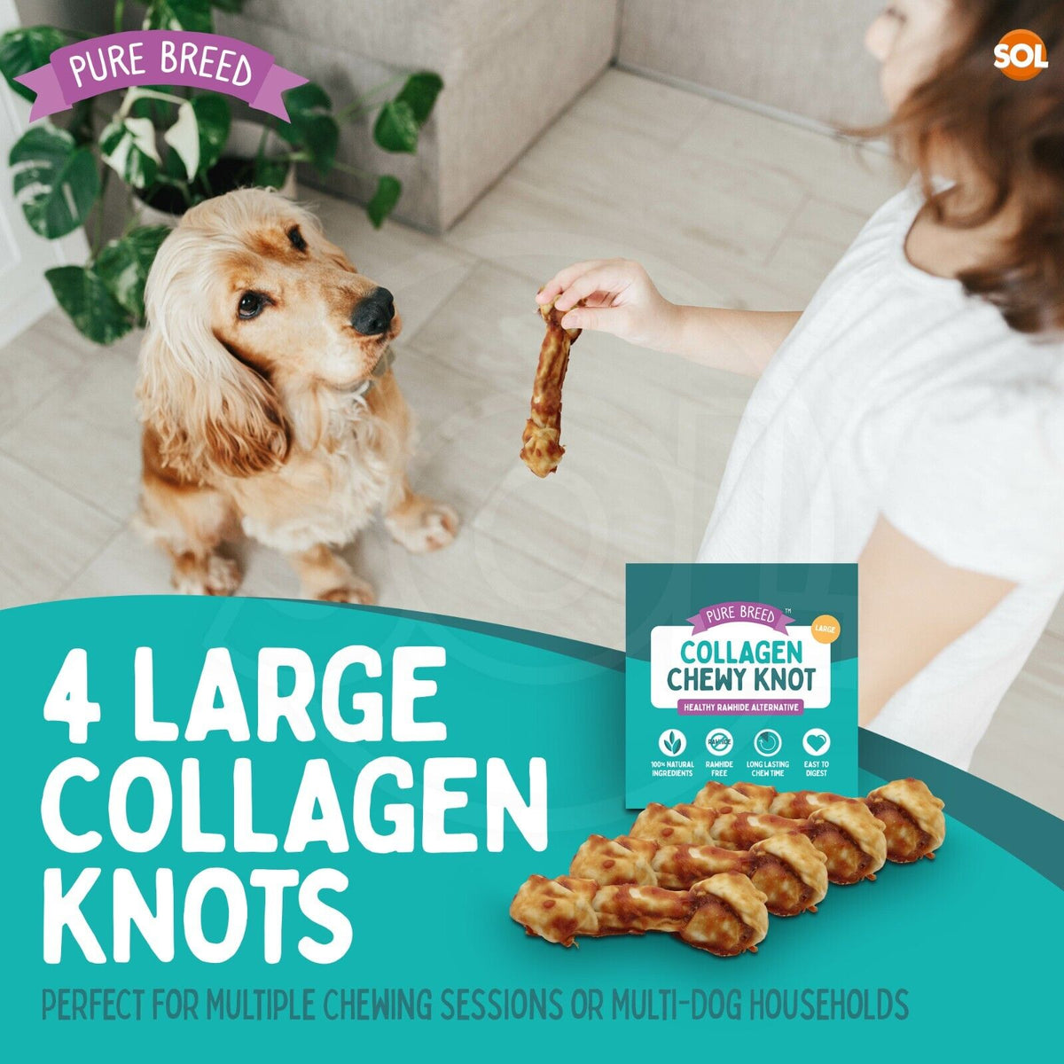 Collagen Dog Treats Chicken & Beef Flavour | 6 Inch
