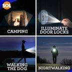 LED Keychain Mini Torch | Ultra Bright Pocket Camping Light | 2 Pack
