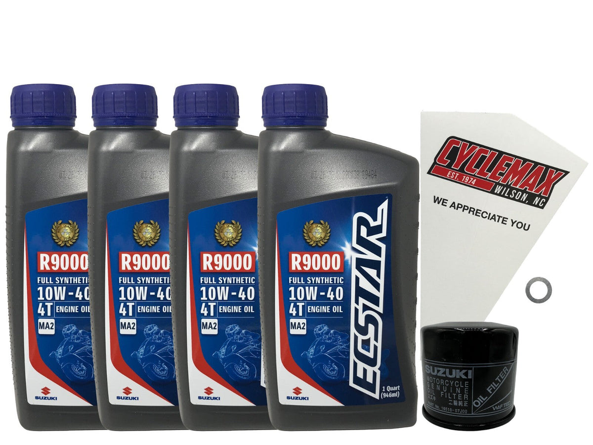 Suzuki Ecstar Full Synthetic Oil Change Kit for 2022-2025 V-STROM 1050