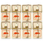 Wooden Mouse Traps | Reusable Rodent Pest Control | 8 Pack