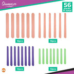 Professional Emery Boards for Nails | Assorted Double Sided Nail Files | 28 Pack