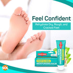 Foot Heel Balm Dry Cracked Skin Repair Cream Soothing | 2 Pack