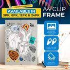 A4 Clip Frame | Frameless Certificate & Photo Display | 20 x 30cm