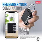 Combination Padlock Heavy Duty Outdoor Gym Travel Locker