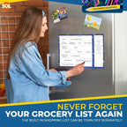 Magnetic Meal Planner Pad | Weekly Menu & Shopping List | 52 Pages