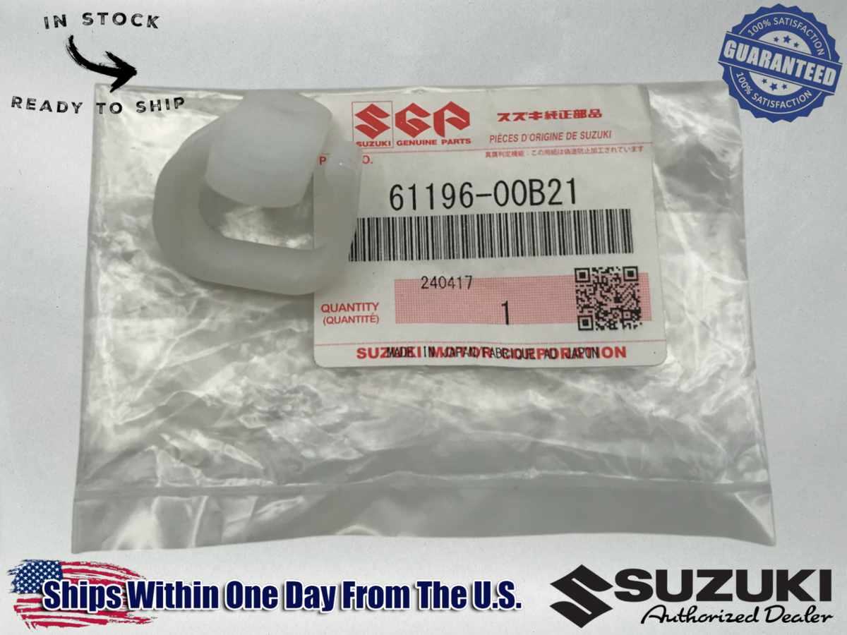 Suzuki OEM REAR BRAKE HOSE CLAMP RMX250 RM250 RM125 RM85 RM80 DR350 61196-00B21