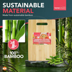 Bamboo Chopping Board with Handle 30x20cm