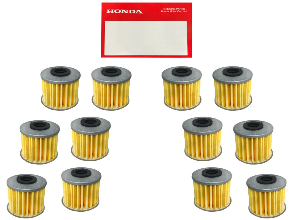 12 Pack OEM Honda Oil Filter 15412-MGS-D21 Fits - Talon / Pioneer / CRF 1000