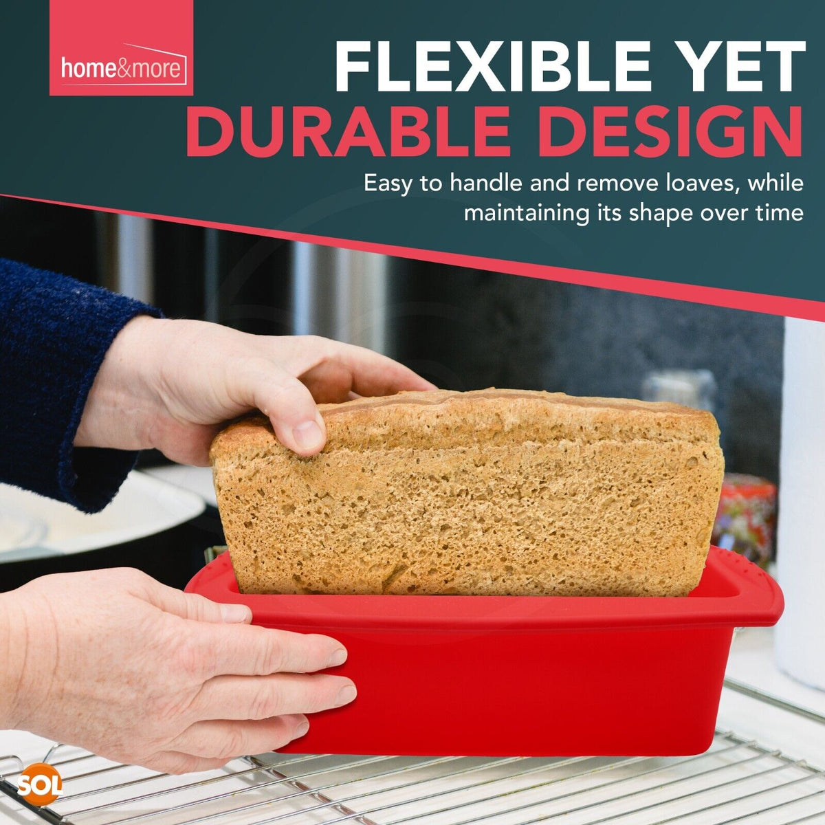Silicone Loaf Tin Non Stick Bread Cake Mould | 2lb