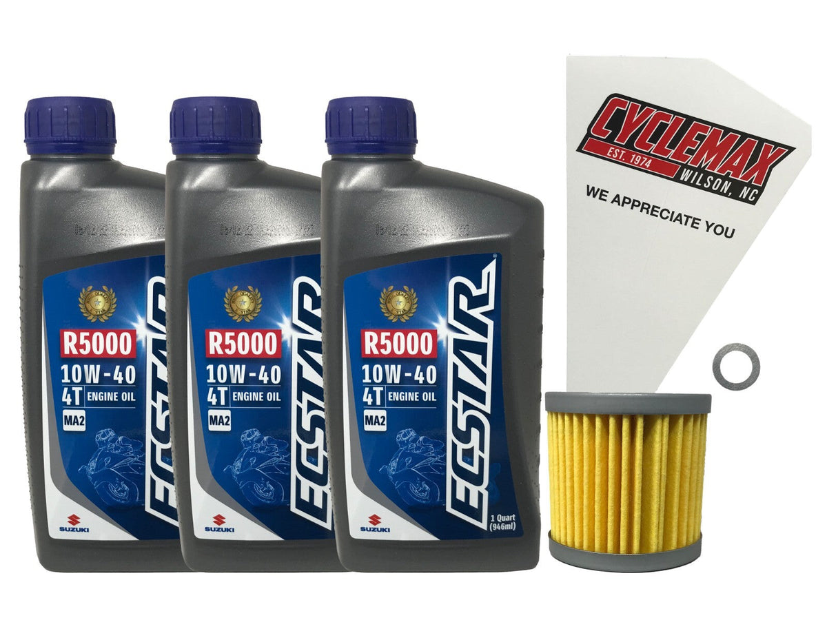 Suzuki Ecstar Standard Oil Change Kit for 2004-2013 LT-Z400 QUADSPORT