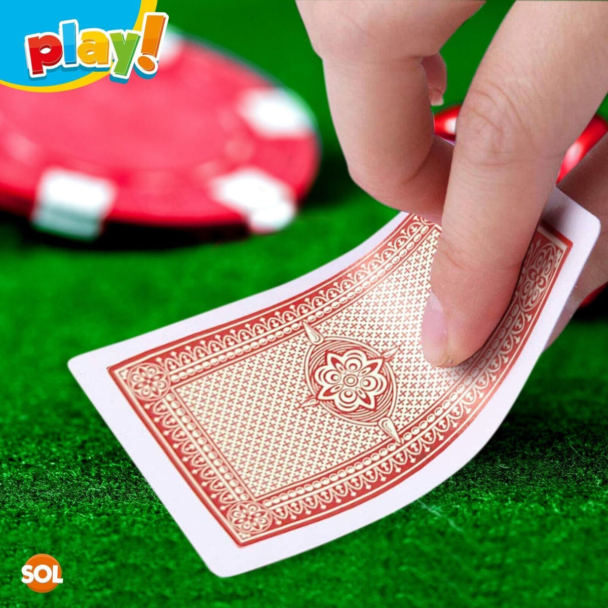 Playing Cards | Plastic Coated Professional Poker Deck | 4 Pack