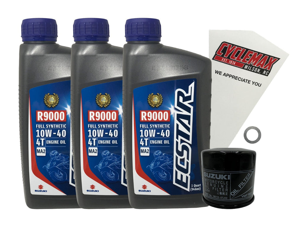 Suzuki Ecstar Full Synthetic Oil Change Kit for 2008-2023 KINGQUAD 750AXi