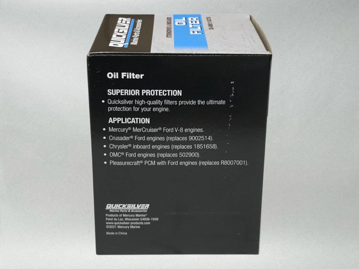 Quicksilver Genuine OEM Authentic Marine Oil Filters 35-8M0116378 2 Pack