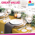 Plastic Table Cloth Covers Rectangular | Party Tableware | 2 Pack