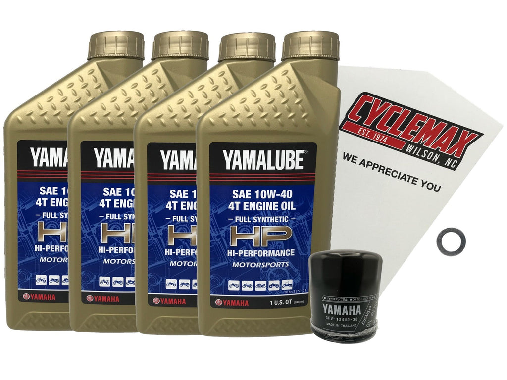 Yamaha Yamalube Full Synthetic Oil Change Kit for 1995-2000 YZF600R